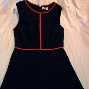 Navy Blue and Pink Dress